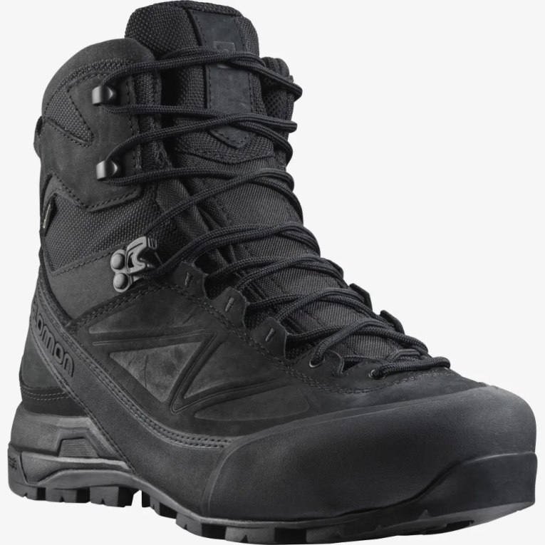 Botas Tácticas Salomon X Alp GTX Forces Hombre Negros | MX EFMI237